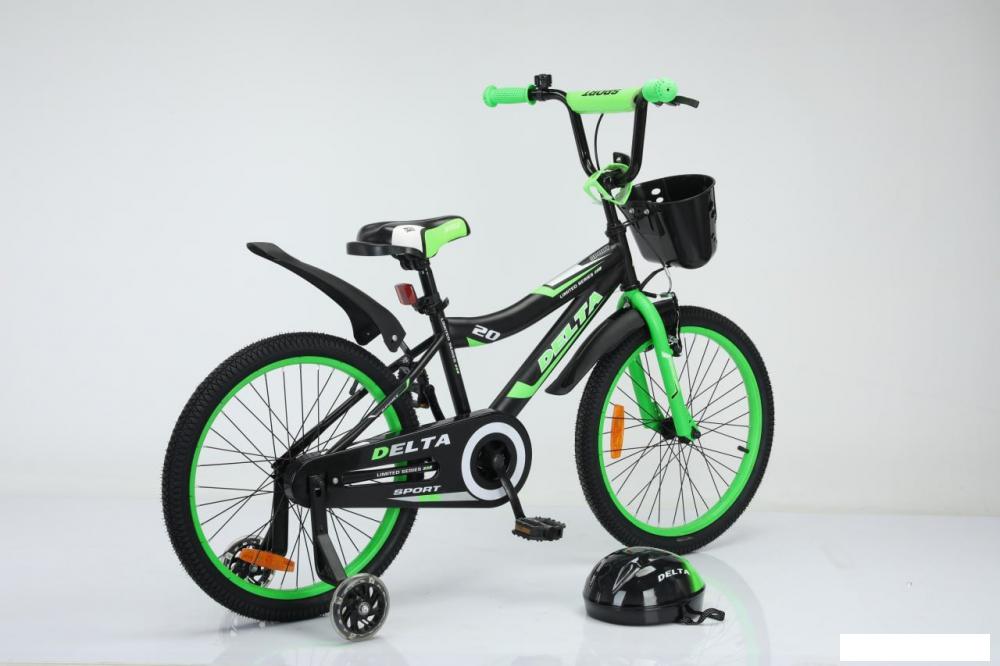 Детский велосипед Delta Sport 2005 20 (зеленый, разобранный, в коробке)