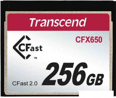 Карты памяти Transcend CFX650 CompactFlash 256GB