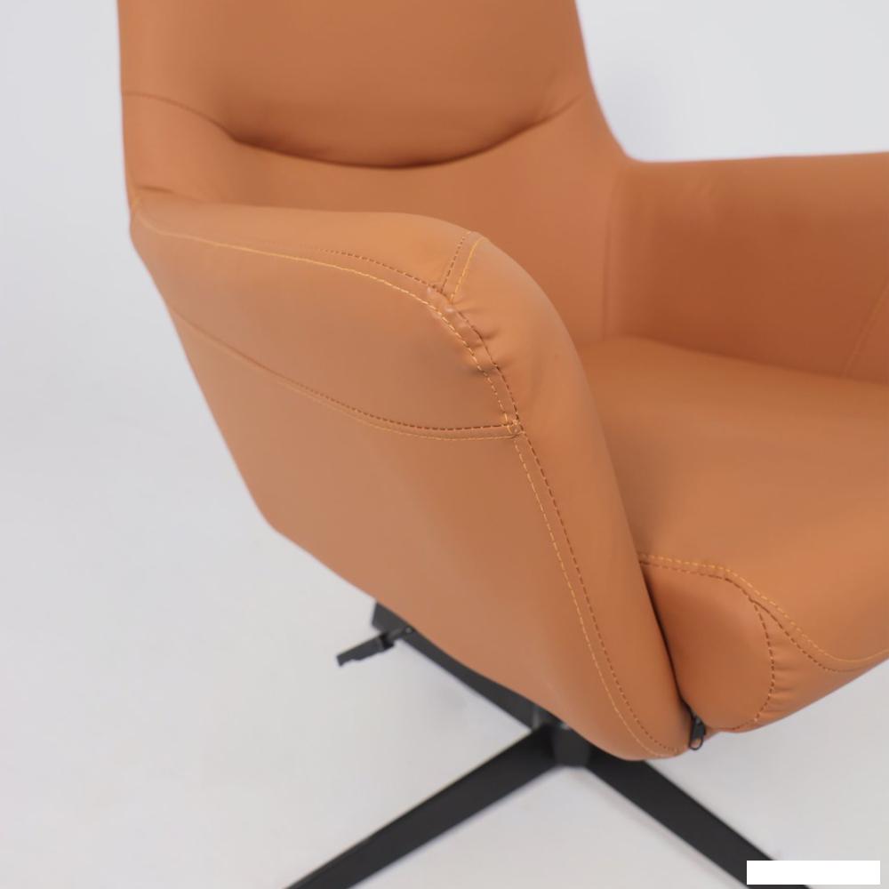 Офисное кресло AksHome Hudson (экокожа, охра PU-17/черный)