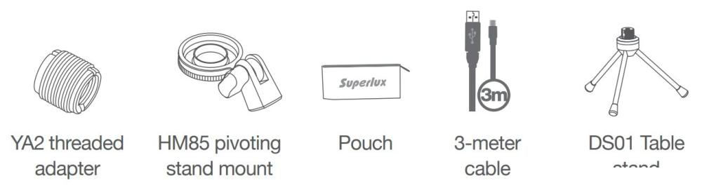 Проводной микрофон Superlux E205U MKII (черный)