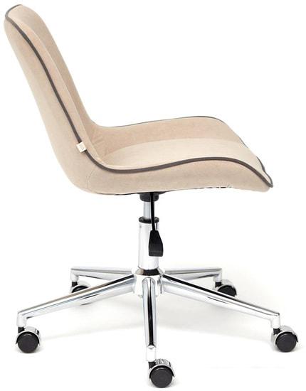 Офисное кресло TetChair Style (флок, бежевый)