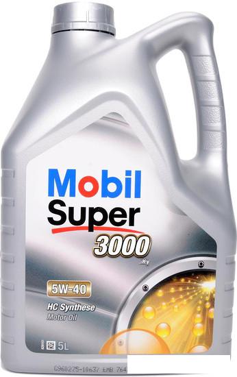 Моторное масло Mobil Super 3000 X1 5W-40 5л