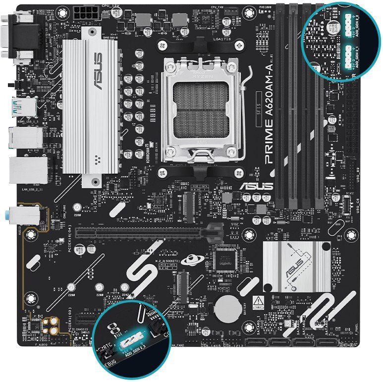 Материнская плата ASUS Prime A620AM-A-CSM
