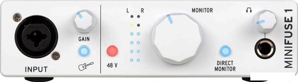 Аудиоинтерфейс Arturia MiniFuse 1 (белый)