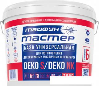 Декоративная штукатурка Тайфун Мастер База Deko NK, DEKO S Компонент Б (7.6 кг)