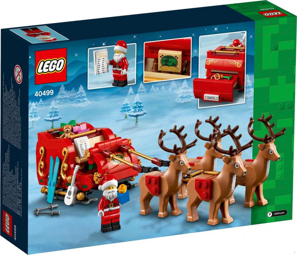 Конструктор LEGO 40499 Сувенирный набор Сани Деда Мороза