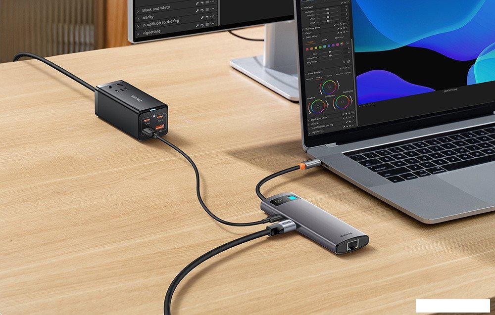Док-станция Baseus StarJoy 6-Port Type-C Hub Adapter WKWG080013