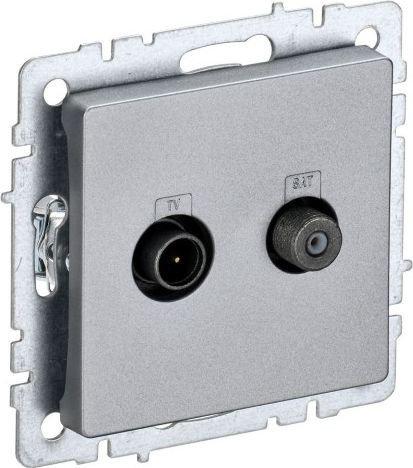 Розетка телевизионная IEK Brite BR-AF20-O-K47