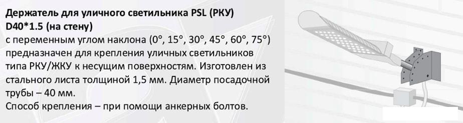 Садовый светильник JAZZway PSL 02 30w 5000K GR IP65 серый