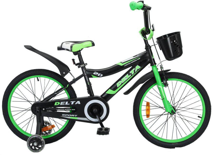 Детский велосипед Delta Sport 2005 20 (зеленый, разобранный, в коробке)