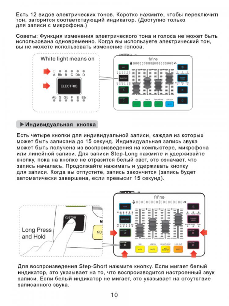 Микшерный пульт FIFINE SC3 (белый)