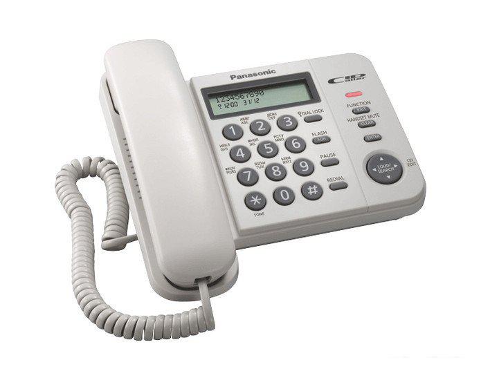 Проводной телефон Panasonic KX-TS2356RUB (черный)