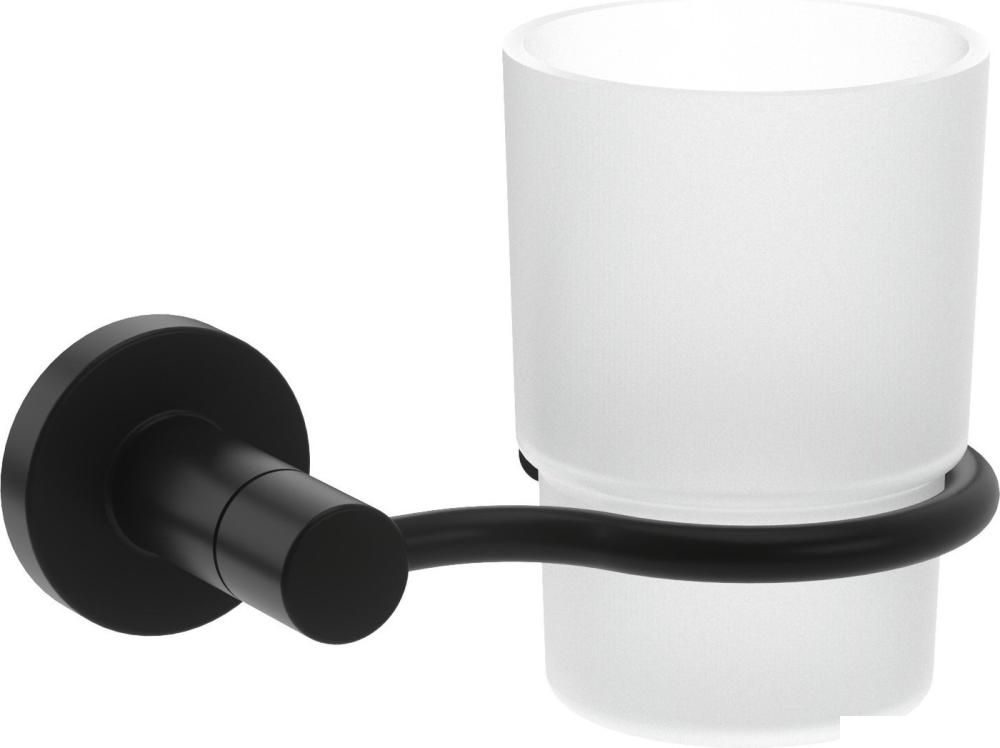 Стакан для зубной щетки и пасты Lauter 21TS20116 (Matt Black)