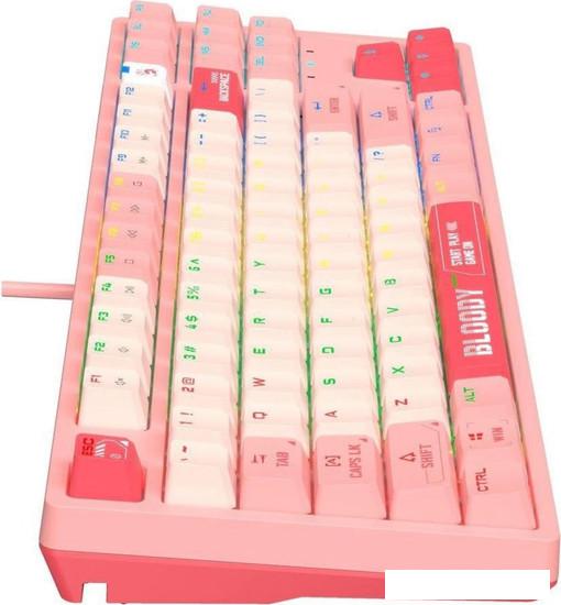 Клавиатура A4Tech Bloody S87 Energy Pink (Bloody BLMS Red Plus)