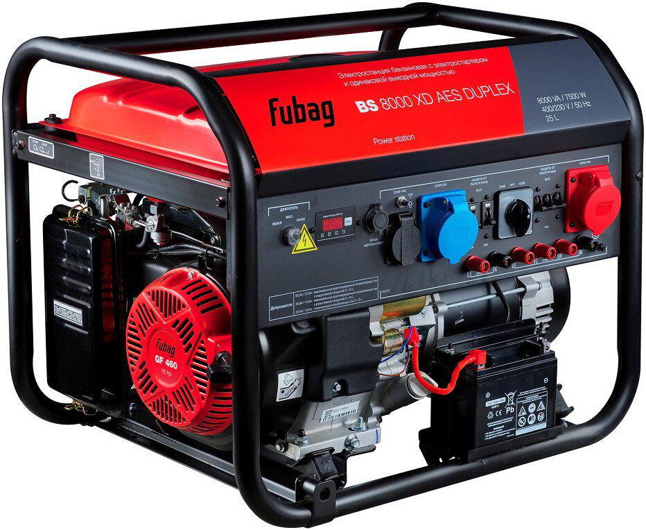 Бензиновый генератор Fubag BS 8000 XD AES Duplex 46761