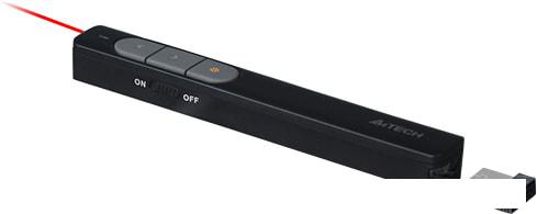 Пульт ДУ A4Tech Wireless Laser Pen LP15 (черный)
