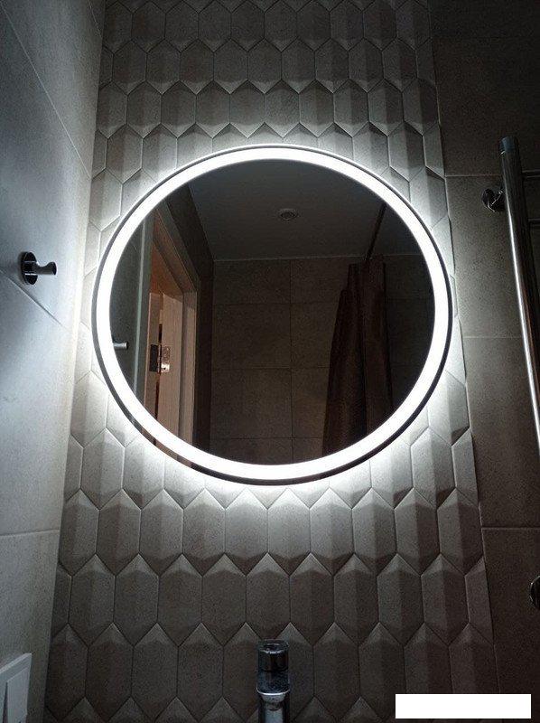 Пекам Зеркало LED Ring1-80х80d (с сенсором на взмах руки)