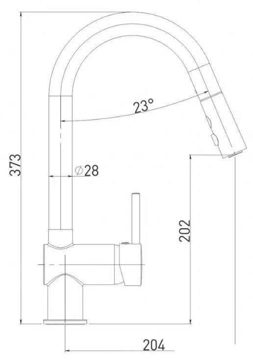 Смеситель Gross Aqua Extra 3140609MW