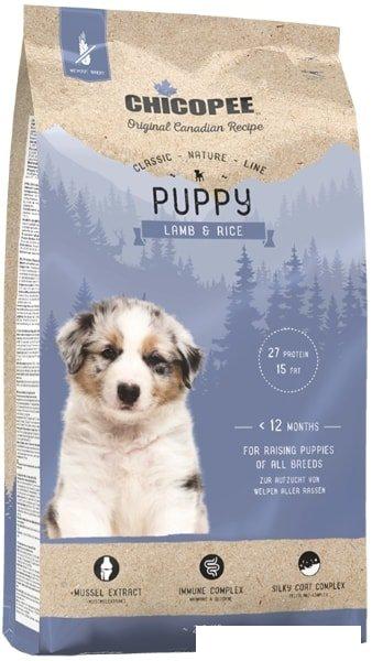 Сухой корм для собак Chicopee CNL Puppy Lamb &amp; Rice (ягненок с рисом) 15 кг