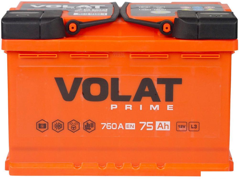 Автомобильный аккумулятор VOLAT Prime R+ (75 А·ч)