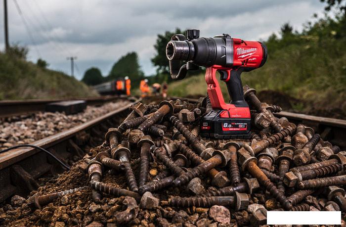 Шуруповерты, гайковерты, электроотвертки Milwaukee M18 ONEFHIWF1-802X ONE-KEY 4933459733 (с 2-мя АКБ, кейс)