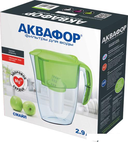 Кувшин АКВАФОР Смайл (зеленый)