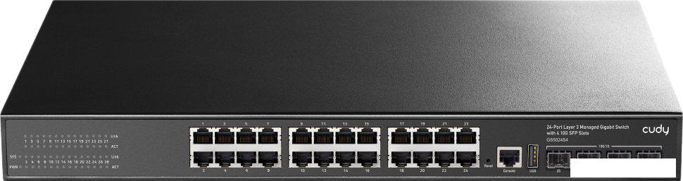 Управляемый коммутатор 3-го уровня Cudy GS5024S4 1.0