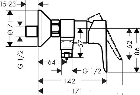 Смеситель Hansgrohe Talis E 71760000 (хром)