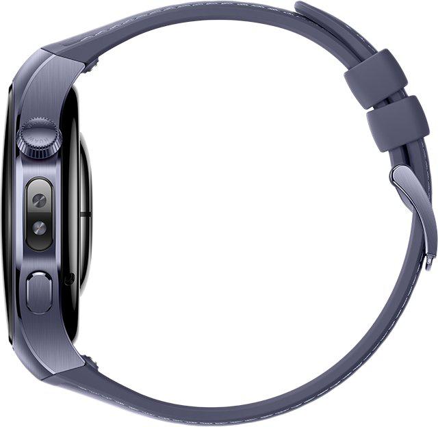 Умные часы Huawei Watch 5 46 мм (фиолетовый, с фиолетовым силиконовым ремешком, международная версия)