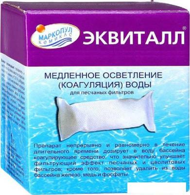 Химия для бассейна Маркопул Кемиклс Эквиталл таблетки медленного действия в картридже 1 кг
