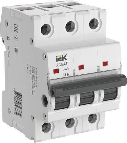 Выключатель нагрузки IEK Armat SWN 3P 63А AR-SWN-3-063