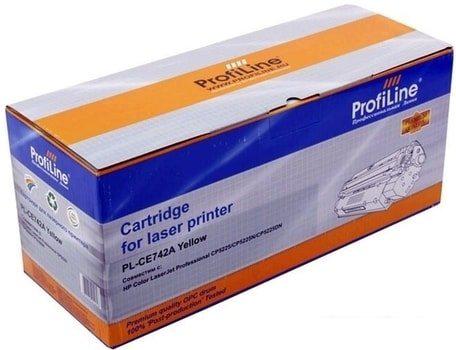 Картридж ProfiLine PL-CE742A-Y (аналог HP 307A (CE742A))