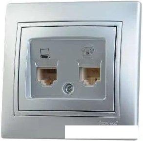 Розетка компьютерная Lezard Mira 701-1010-143