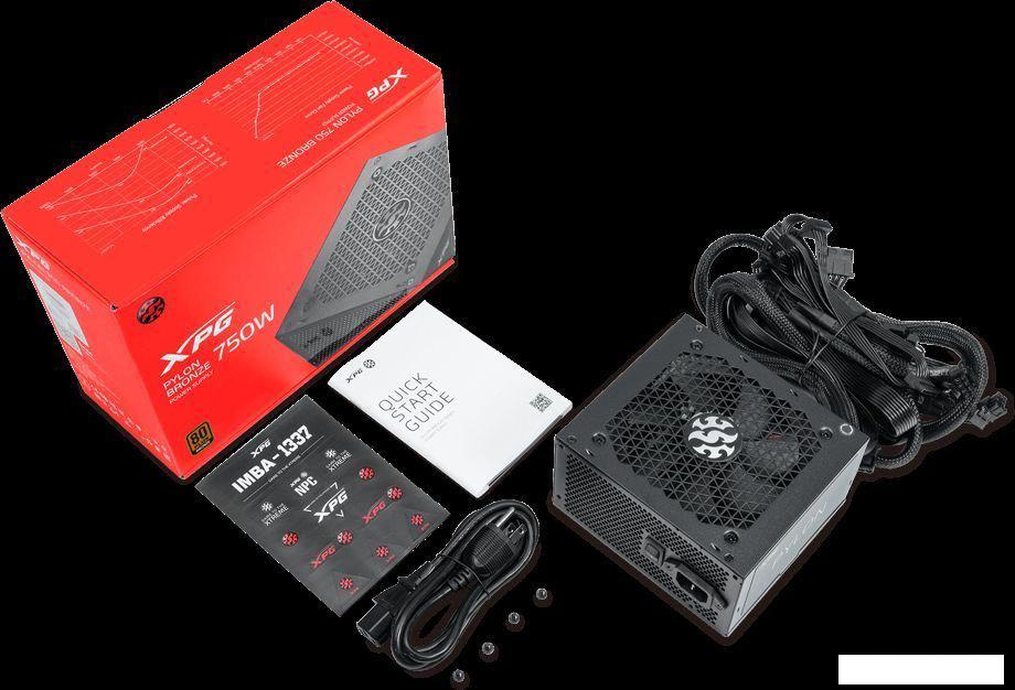 Блок питания ADATA XPG Pylon 750W 80+ PYLON750B-BKCEU