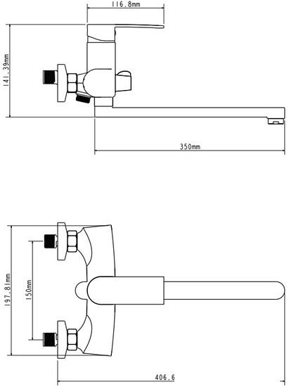 Смеситель Ekko E22151-8