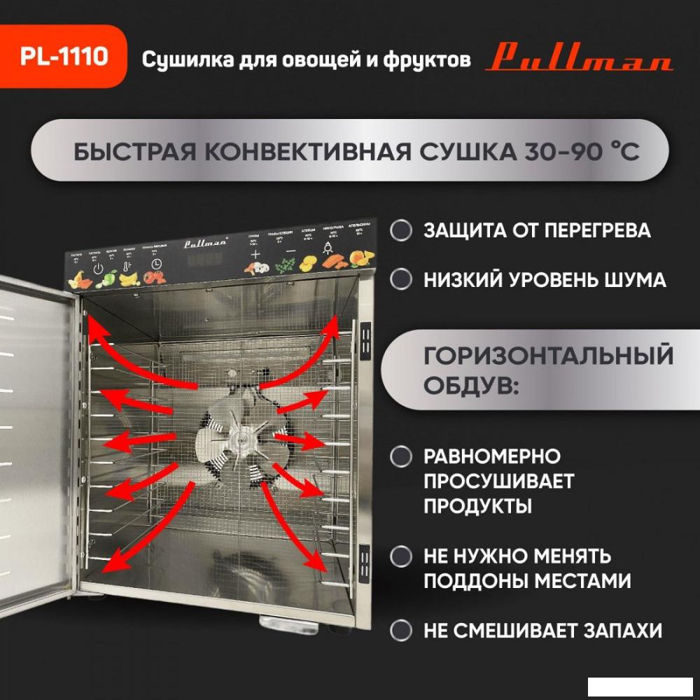 Сушилка для овощей и фруктов Pullman PL-1110