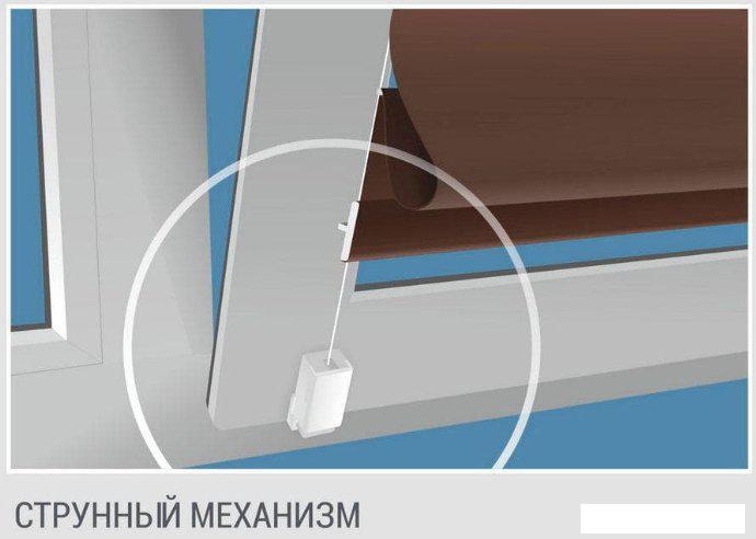 Римская штора Delfa Мини Diamond СШД-01М 554/200 (43x160, бежевый)