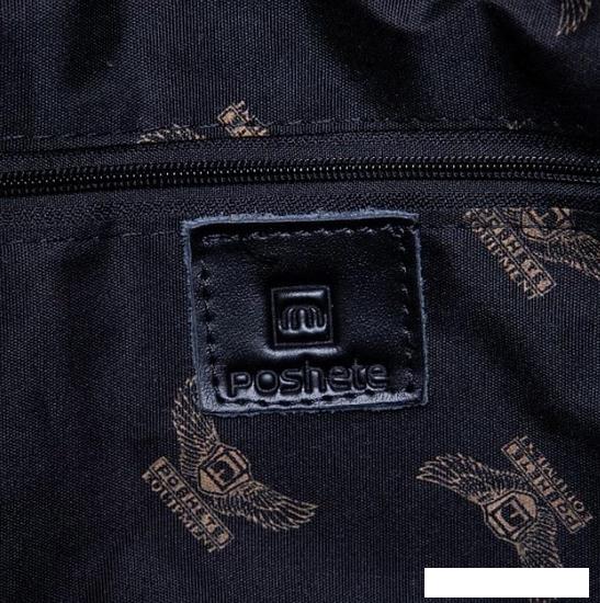 Мужская сумка Poshete 253-35202-24-BLK (черный)