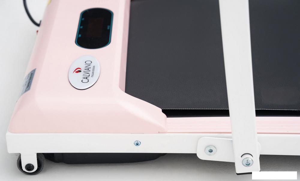 Электрическая беговая дорожка Calviano Slim Pink