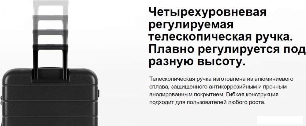 Чемодан Xiaomi Luggage Classic Pro 28" BHR8605GL (черный)