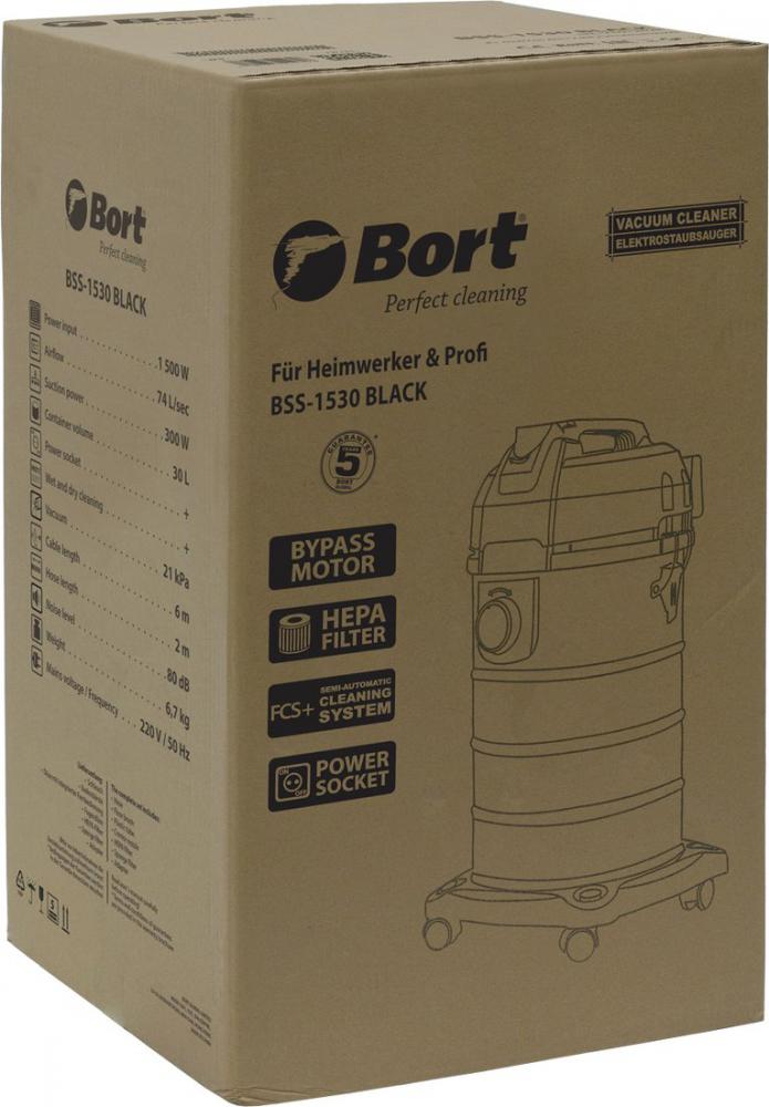 Пылесос Bort BSS-1530 Black