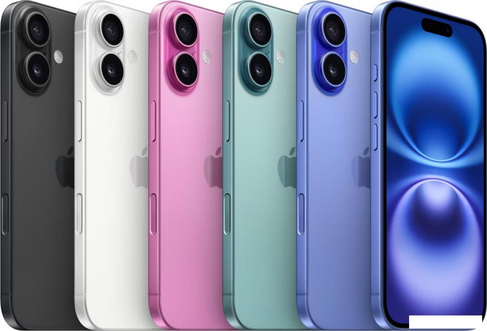 Смартфон Apple iPhone 16 128GB (ультрамарин)
