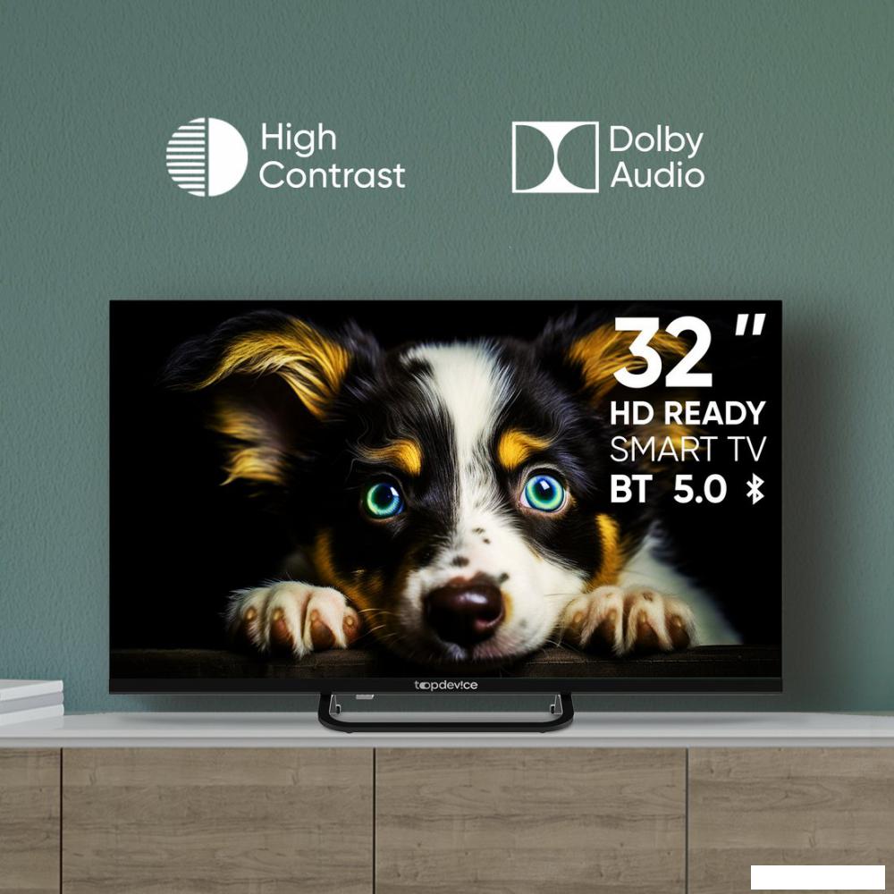 Телевизор Topdevice 32" Frameless NEO CS04 (черный)