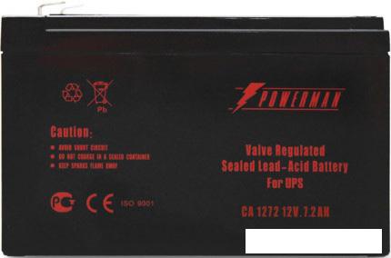 Аккумулятор для ИБП Powerman CA1272/UPS (12В/7.2 А·ч)