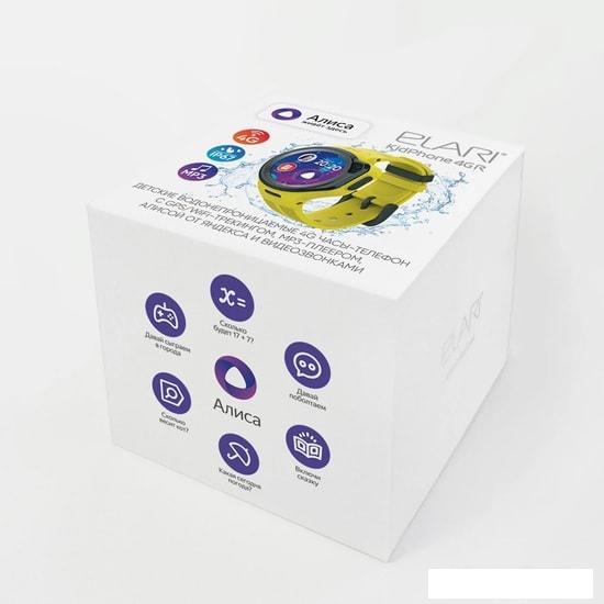 Детские умные часы Elari KidPhone 4GR (желтый)