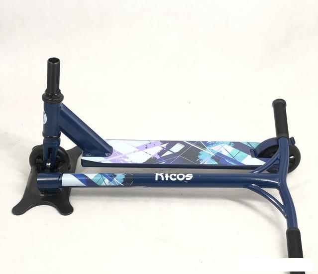 Трюковый самокат Ricos Hurricane ST10A (синий)