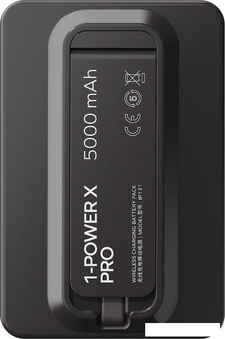 Внешний аккумулятор Momax 1-Power X Pro Magnetic Built-In USB-C IP131 5000mAh (черный)