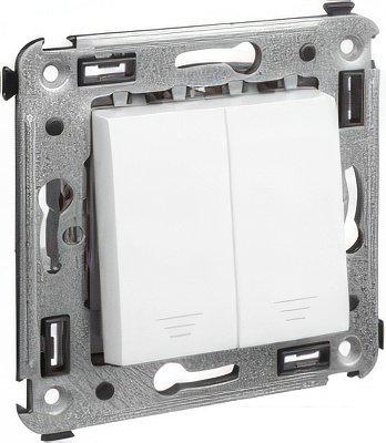 Выключатель DKC Avanti 4400154 (белое облако)