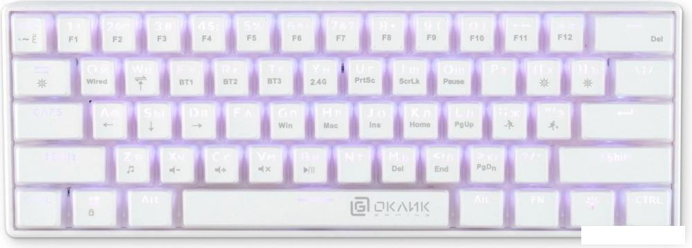 Клавиатуры Оклик K763W (белый)