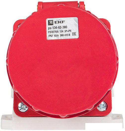 Розетка промышленная EKF Ps-134-63-380
